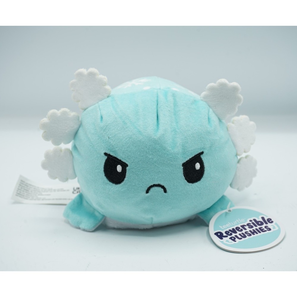 Tee Turtle Reversible Plushie White & Blue Plush Toy